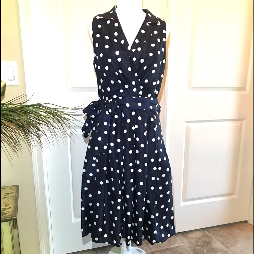 Vintage Inspired polka Dot Dress!!